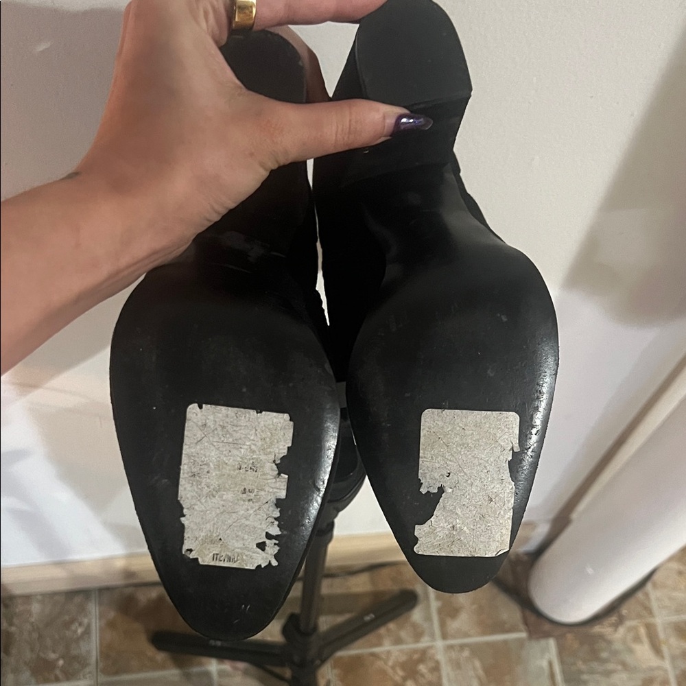 Ivanka Trump Black Ankle Boots - Picture 9 of 13